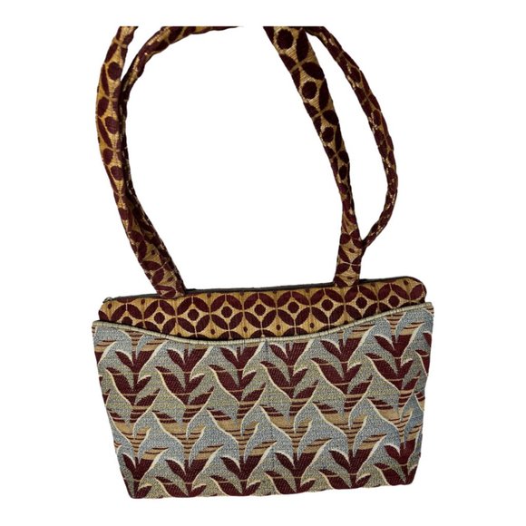 Maruca Fabric Designer Bag‎ in Browns - Picture 1 of 9